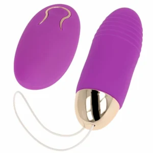 OHMAMA Remote Control Intimate Egg 10 Modes Purple 8.5x2.8cm