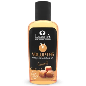 Intimateline Luxuria Voluptas Edible Warming Massage Gel Caramel 100ml