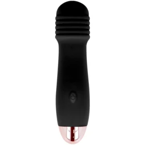 Dolce Vita Three Black Intimate Massager 7-Speed Rechargeable Silicone 12.2cm
