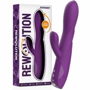 Rewolution RewoRabbit Flexible Dual Motor Vibrator - Pink, 21 cm