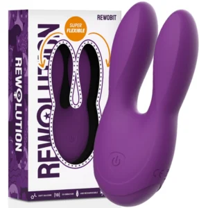 Rewolution REWOBIT Duet Flex Vibrator - Flexible Dual-Engine Model, 11.8 cm