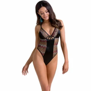 Casmir Lagerta Teddy S/M - Elegant Lace Lingerie, Adjustable Fit