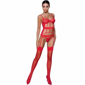 Passion Kyouka Corset Red L/XL - Adjustable Straps & Matching Thong