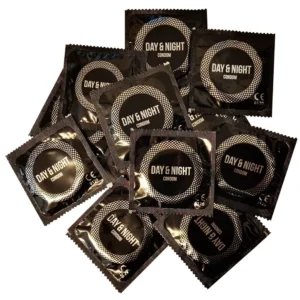 Beppy Day & Night Premium Condoms 100-Pack, Large Size, Latex-Free Scent