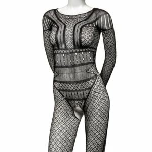 CalExotics Scandal Lace Body Suit - Breathable Mesh, Universal Size