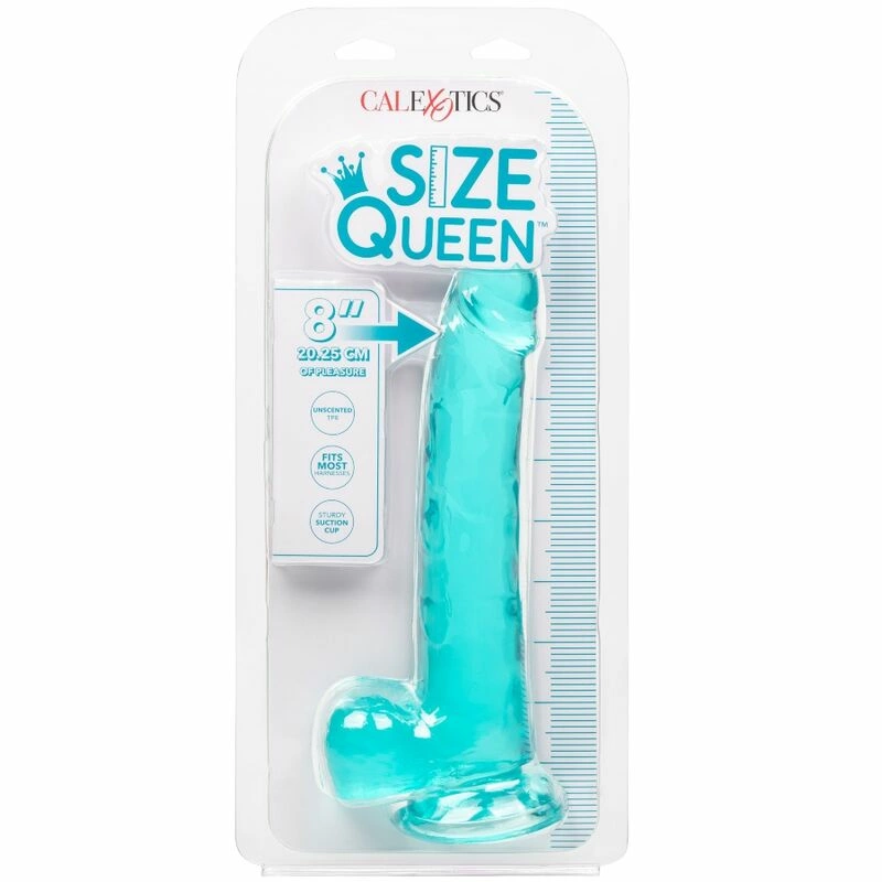 CalExotics Size Queen Intimate Model Blue 20.3 cm Flexible TPR
