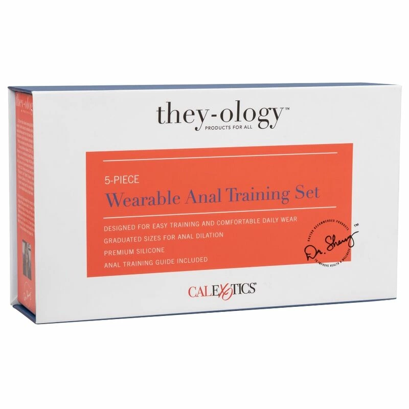 CalExotics They-Ology 5-Piece Silicone Wearable Anal Training Kit
