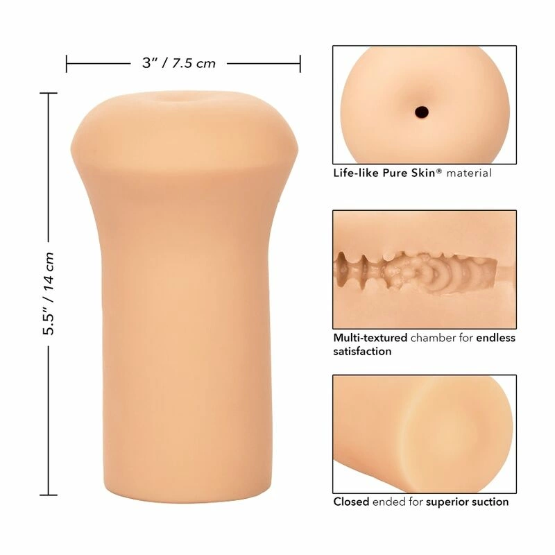 CalExotics Boundless Intimate Device Light, švari oda, 14 cm, atsparus vandeniui