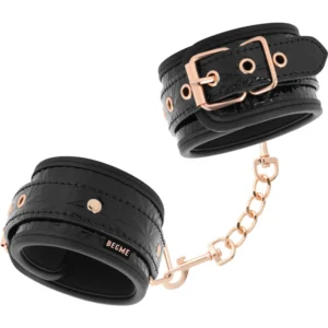 BEGME Black Edition Premium Adjustable Neoprene-Lined Handcuffs