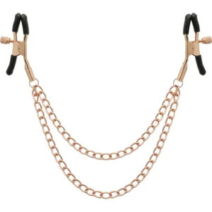 BEGME Black Edition Premium Adjustable Chain Nipple Clamps Nickel-Free