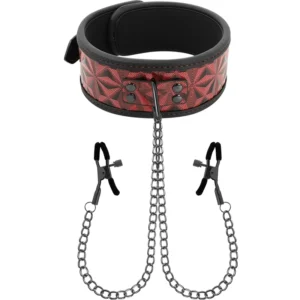 BEGME Red Edition Adjustable Collar with Neoprene Lining & Clamp Set