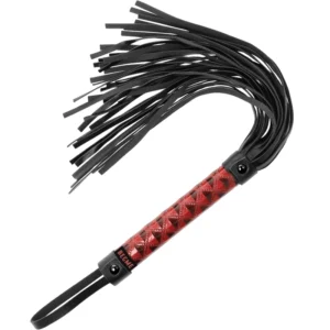 BEGME Red Edition Vegan Leather Flogger - Durable Soft-Touch Handle