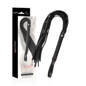 Coquette Chic Desire Fantasy Vegan Leather Flogger 28cm Black