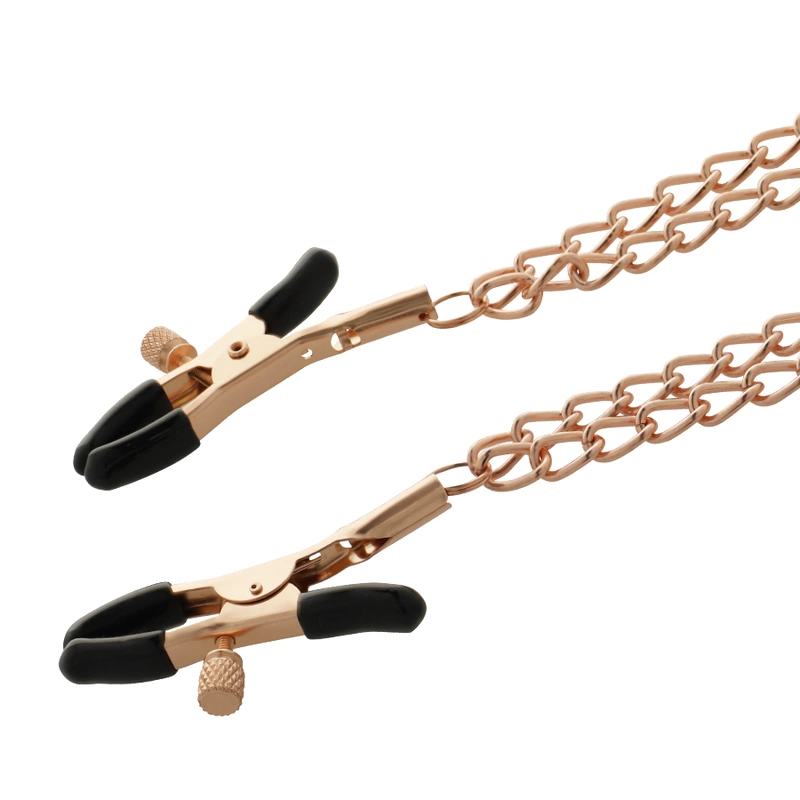 Coquette Chic Desire metalinės grandinėlės spenelių priedas – be nikelio, reguliuojamas