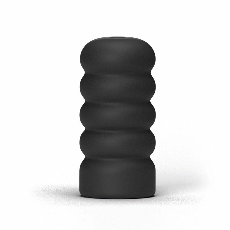 All Black Twink Spiral Grip Intimate Device 17 cm Phthalate-Free Black