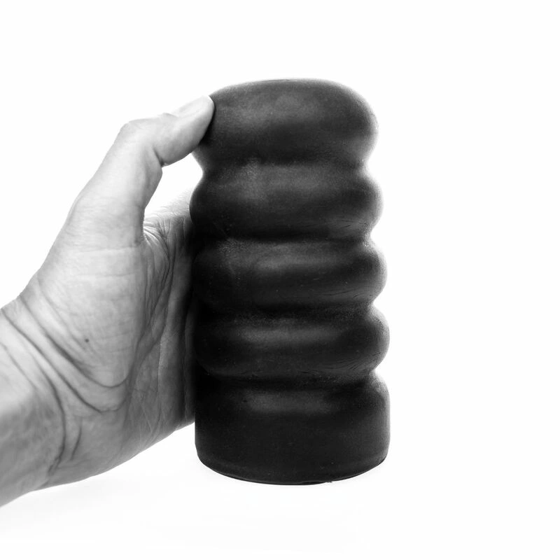 All Black Twink Spiral Grip Intimate Device 17 cm Phthalate-Free Black