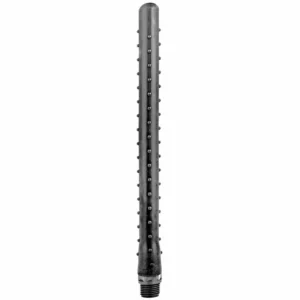All Black Ridged Silicone Hygiene System 27cm - Flexible Shower Attachment