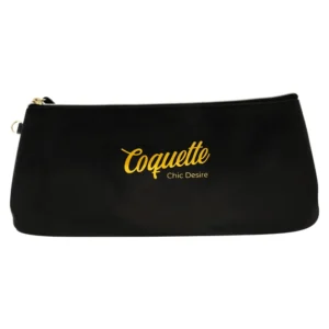 Coquette Chic Desire Vanity Case Black - Luxury Storage for Personal Accessories 28.5x13cm