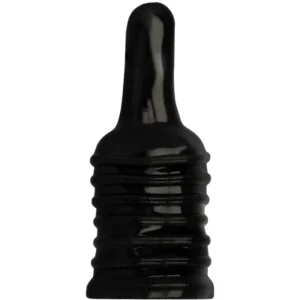 OHMAMA Fetish Silicone Textured Stimulation Thimble 6cm Black