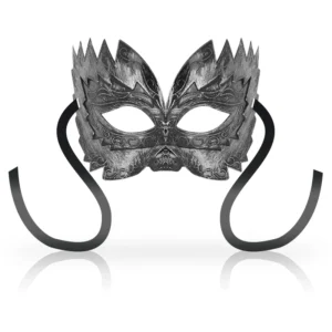 OHMAMA Venetian Style Silver Mask - Exclusive Embossed Unisex Design