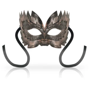 OHMAMA Venetian Style Mask Copper - Embossed Design, Unisex, One Size