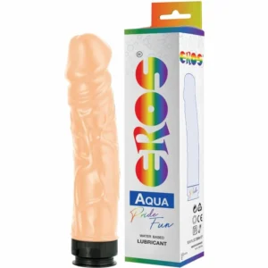 EROS Pride Intimate Set - Water-Based Lubricant & Multi-Textured Model 23.5cm