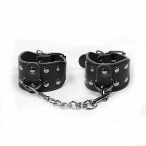 OHMAMA Fetish Mini Wrist Restraints - Adjustable PVC & Metal, One Size