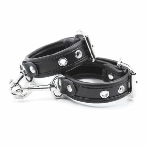 OHMAMA Premium Adjustable Leather Wrist Restraints - Universal Size