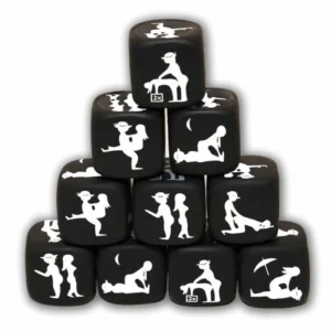 Diablo Picante Black Dice - Game of Postures, 25 mm, Portable Set