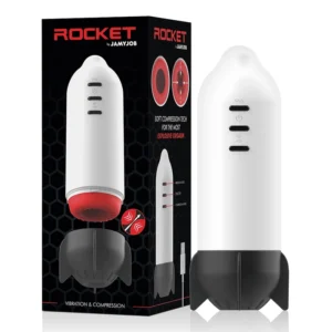Jamyjob Rocket Intimate Device Soft Compression & Vibration USB Rechargeable