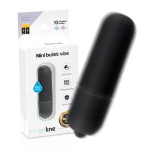 ONLINE Mini Bullet Vibe Black - Compact Waterproof Vibrating Device