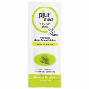 Pjur MED Vegan Glide Water-Based Lubricant 2ml - Gentle Plant-Based Formula