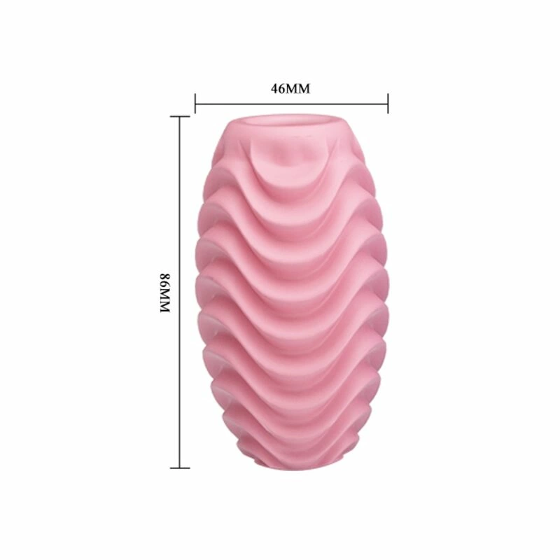Pretty Love Pink Double-Sided Intimate Egg - Reversible Stretch Sleeve TPR