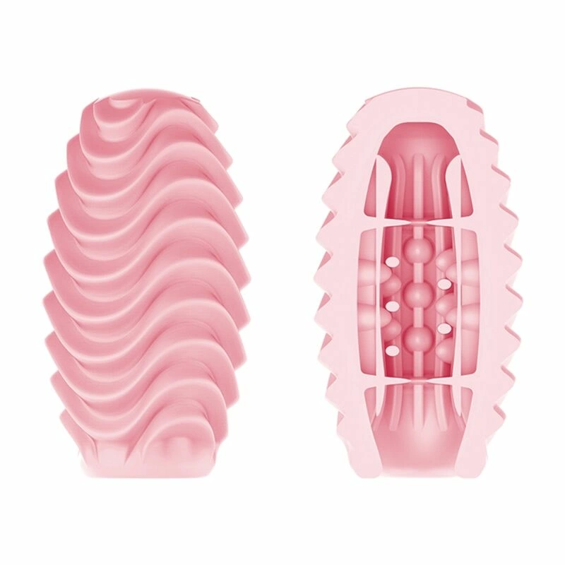 Pretty Love Pink Double-Sided Intimate Egg - Reversible Stretch Sleeve TPR