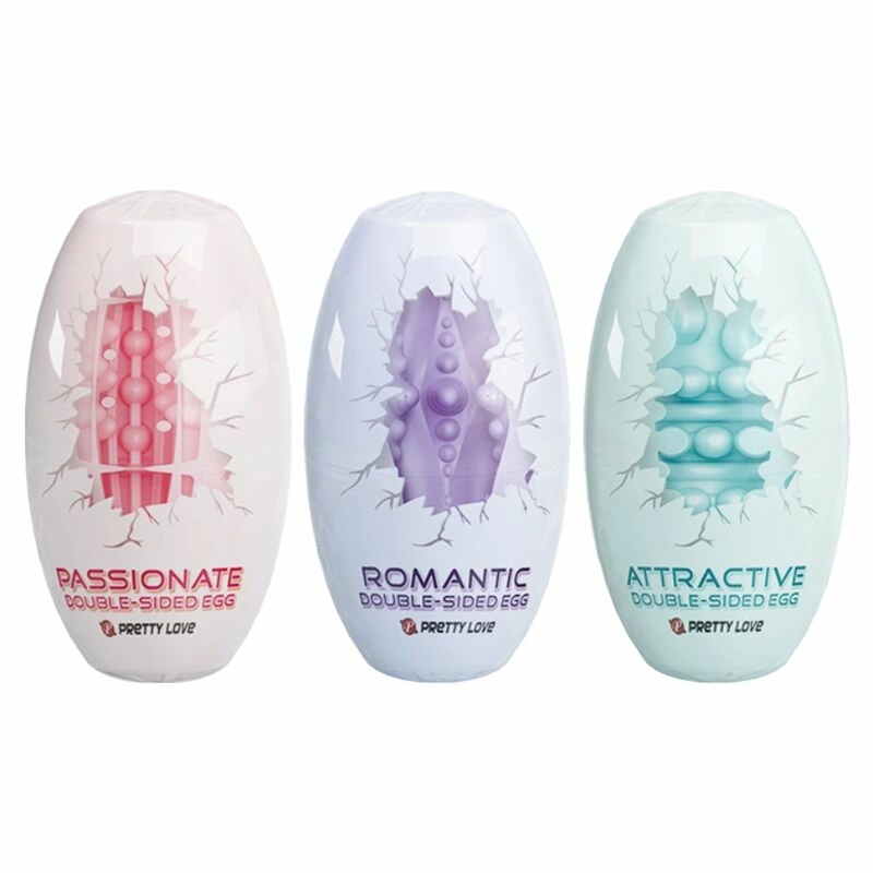 Pretty Love Double-Sided Intimate Egg Set 15 pcs - Stretchable & Reversible Design