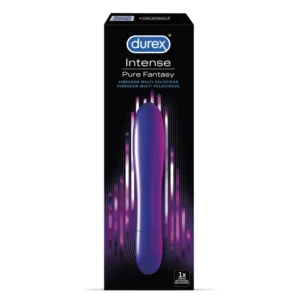 Durex Pure Fantasy Intimate Massager, Waterproof, Multi-Speed, Compact