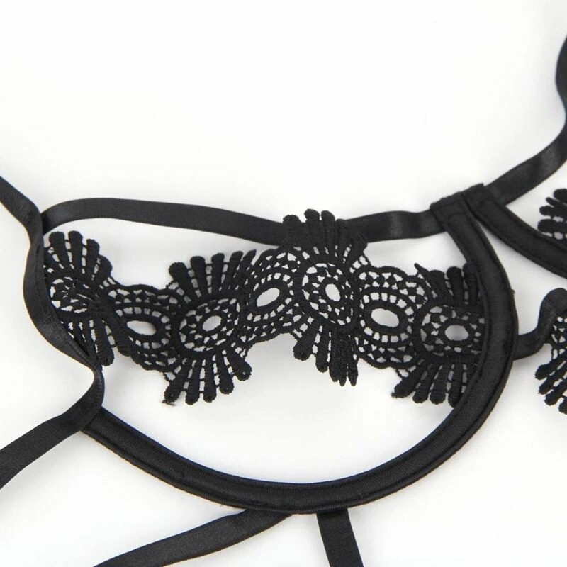 Subblime Strappy Lace Teddy L/XL – elegantiškas reguliuojamas apatinis trikotažas