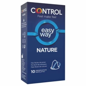CONTROL Nature Easy Way 10 pcs - Anatomical Latex, Easy Applicator