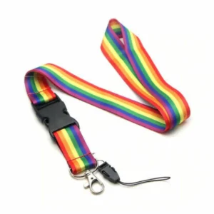 Diablo Picante PRIDE Rainbow Flag Lanyard - Multicolor Accessory