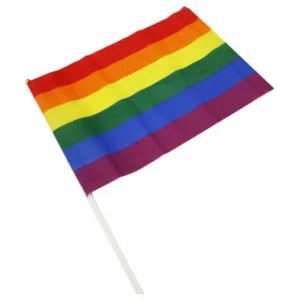 Diablo Picante Large Rainbow Flag Banner 43x31 cm - Vibrant LGBT Symbol