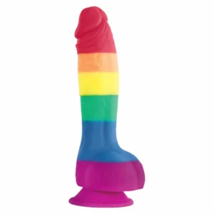 NS Novelties Pride Edition Rainbow Silicone Model 15 cm Suction Base