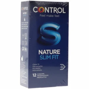 Control Nature Slim Fit 12 pcs - Anatomical Latex Barrier, Close Feel