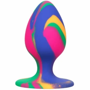 CalExotics Cheeky Medium Tie-Dye Plug Silicone Suction Base 7.5cm