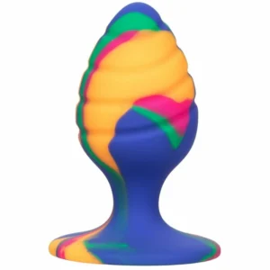 CalExotics Cheeky Medium Swirl Plug Silicone Tie-Dye 7.5cm