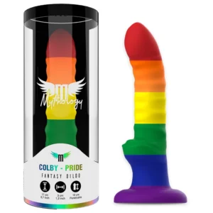 MYTHOLOGY Her Colby Pride Silicone Model M - Flexible Suction Base