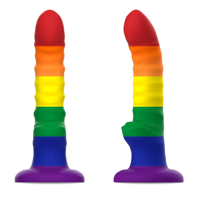 MYTHOLOGY Her Colby Pride Silicone Model M - Flexible Suction Base