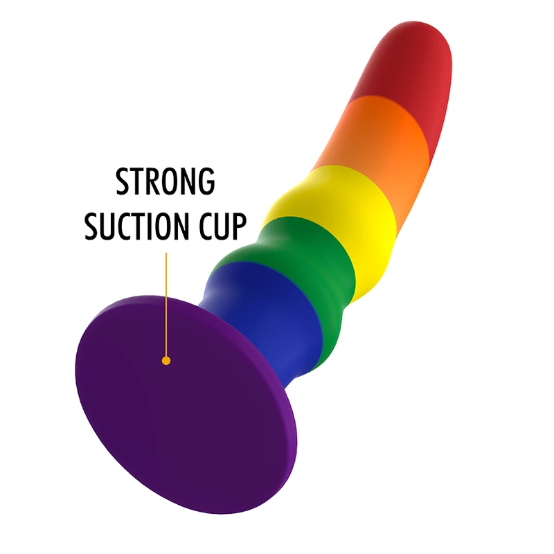 MYTHOLOGY Kuno Pride M - Vibrating Silicone Fantasy Model, Pride Colors
