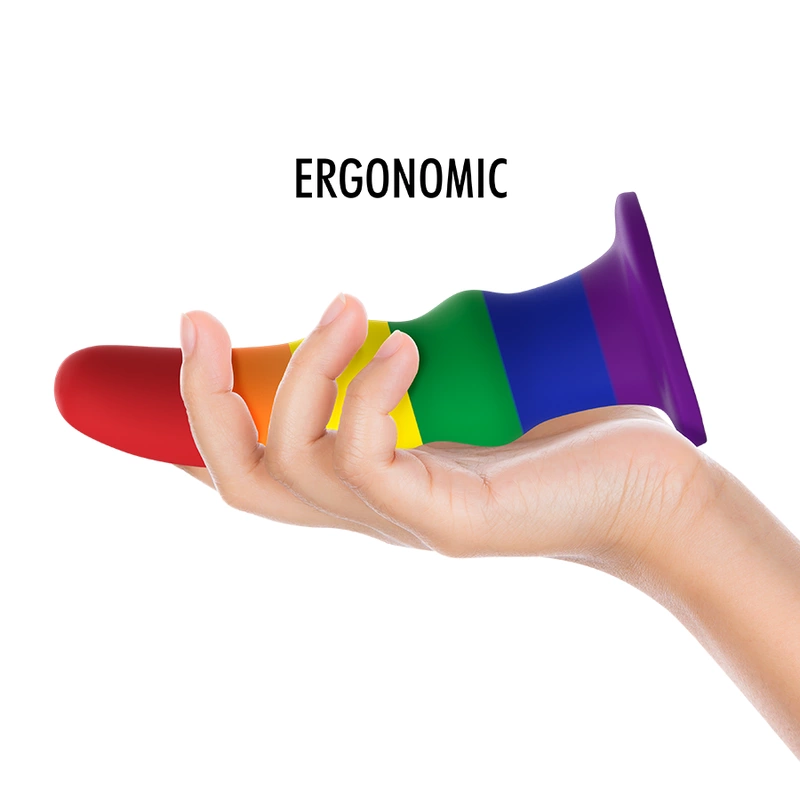 MYTHOLOGY Kuno Pride M - Vibrating Silicone Fantasy Model, Pride Colors