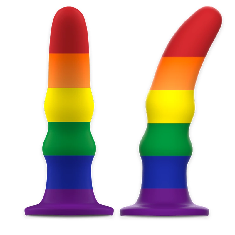 MYTHOLOGY Kuno Pride M - Vibrating Silicone Fantasy Model, Pride Colors