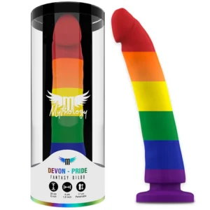 MYTHOLOGY Devon Pride Intimate Machine L - Premium Silicone, Pride Colors